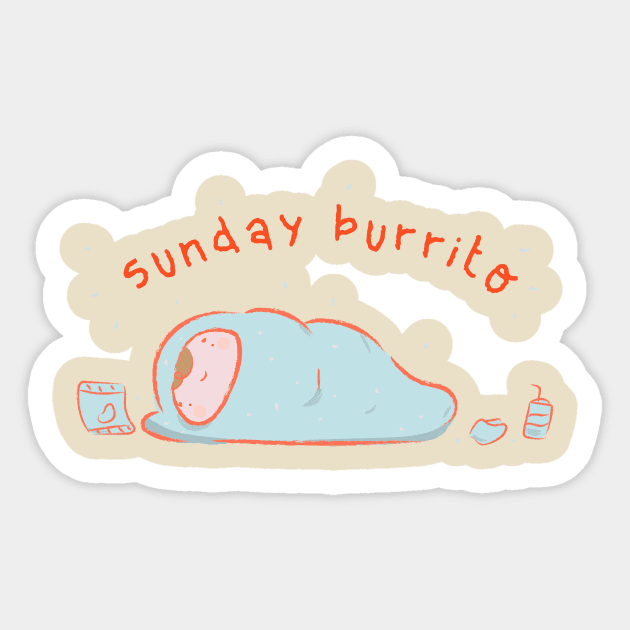 Sunday Burrito! Sticker by SoyVi